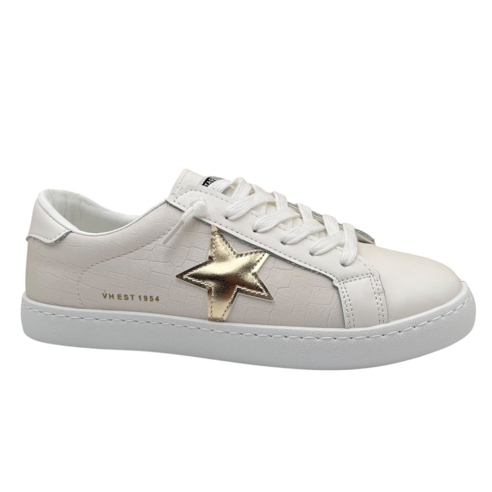 Vintage Havana Women's Carla Classic Sneaker Size 8-8.5 Off White Fashion Shoes - Picture 3 of 12